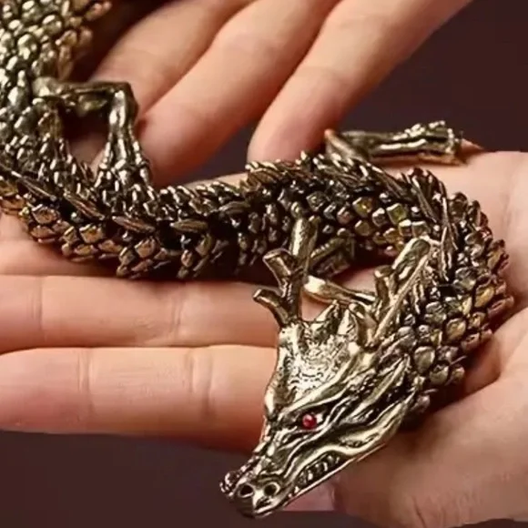 Brass dragon - Picture 4 of 6